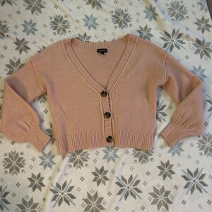 Topshop Blush Pink Cardigan